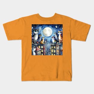 City Kats . Kids T-Shirt